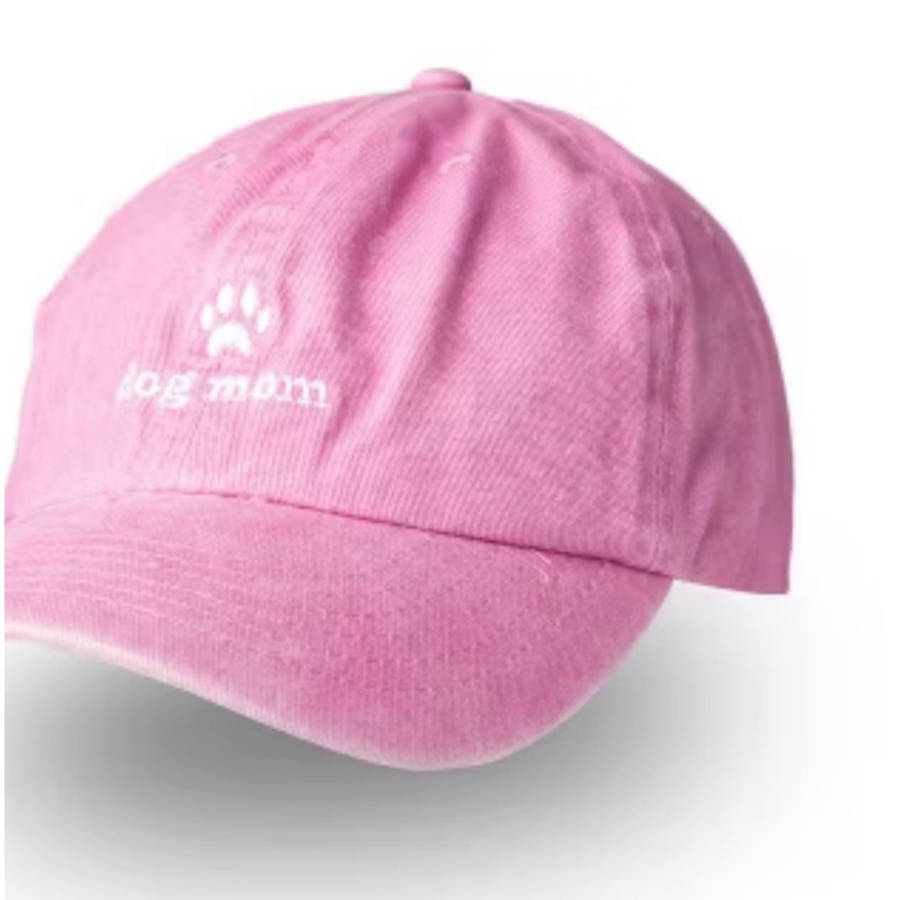 Olivia Moss Pacific Brim Classic Cotton Baseball Hat Dog Mom Pink Cap Pink
